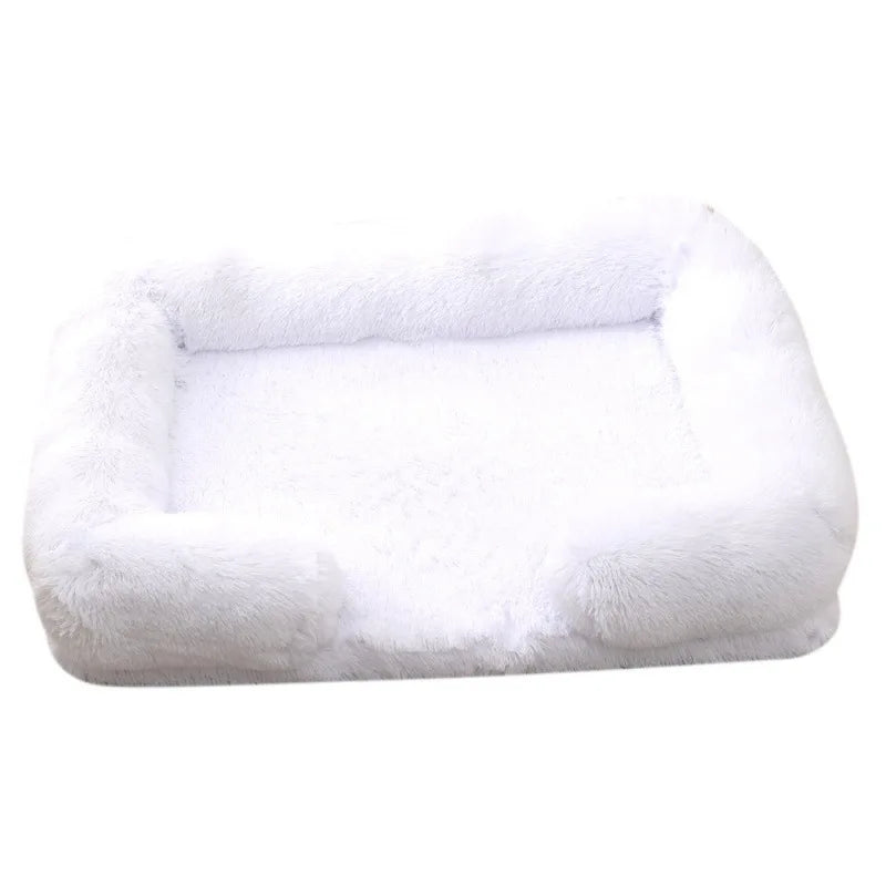 Orthopedic Dog Beds for Large Dogs Fluffy Large Dog Bed with Removable Washable Cover Non-Slip Bottom Foam Couch Bed