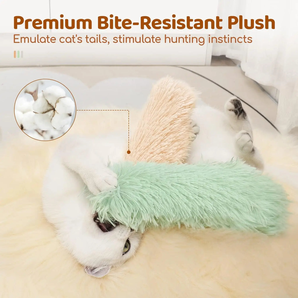 Interactive Cat Toys Cat Pillows Soft Durable Crinkle Sound Catnip Indoor Kitten Exercise Cat Products