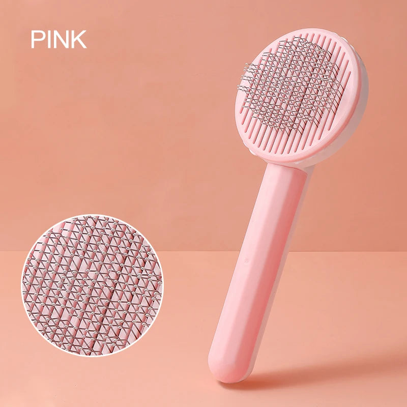 Pet Cat Brush Dog Comb Self Cleaning Slicker Brush for Cat Dog Hair Removes Tangled Pet Hair Massages Comb Cats Accessories