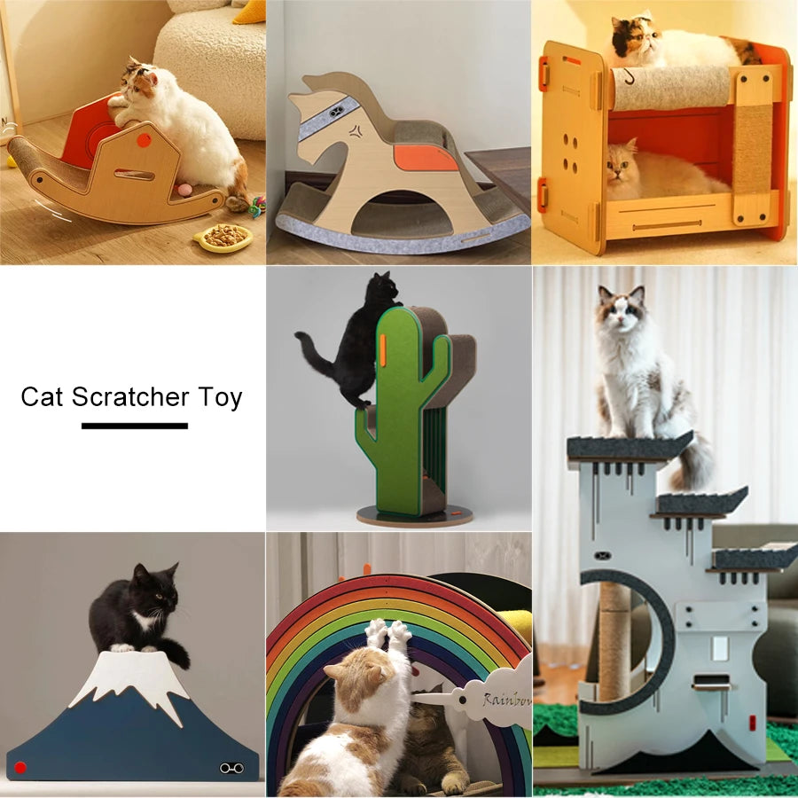 Petree Cactus Cat Scratching Post Indoor Cat Scratcher Post with Sisal Rope Post Sisal Cat Scratcher Cute for Kitten Pet Product