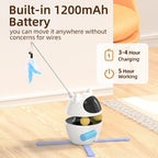 3 in 1 Automatic Cat Toys Interactive Smart Teasing Pet LED Laser Indoor Electronic Pet Cat Teaser Stick Cat Products
