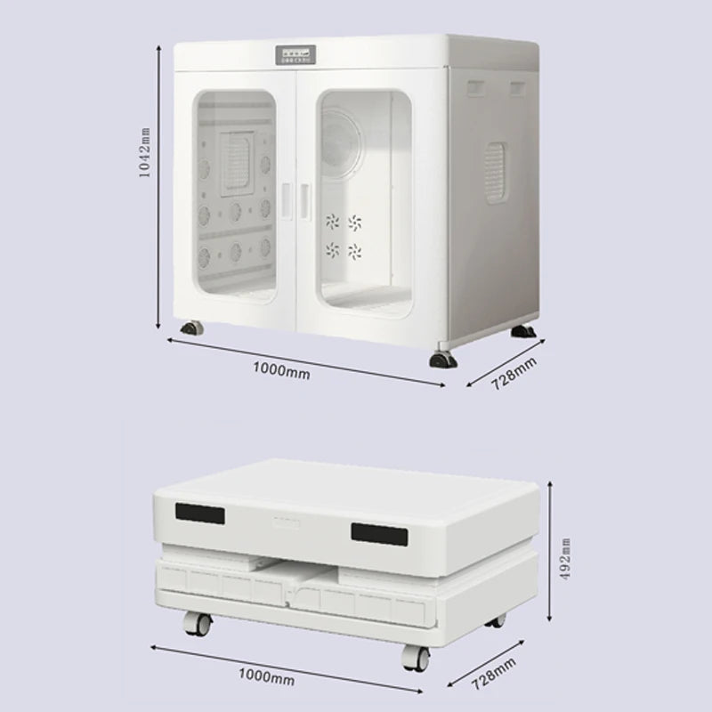 430L Large Capacity Folding Pet Drying Box Professional Cat Dog Blower Automatic Pet Hair Dryer Box Smart Dog Hair Dryer