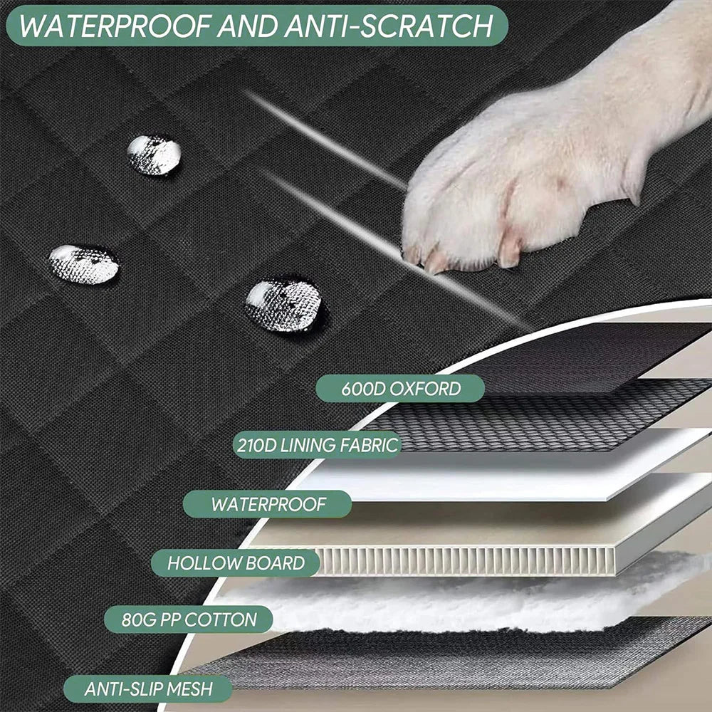 OEM Back Seat Extender for Dogs Hard Bottom Dog Car Seat Cover Support 300lbs Heavy Duty Scratch Backseat Dog Hammock Truck SUV