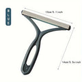 Dual-Sided Reusable Plastic Pet Hair Remover Manual Lint Scraper Tool for Sofa Garments Carpet Portable Pet Hair Eliminator