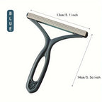 Dual-Sided Reusable Plastic Pet Hair Remover Manual Lint Scraper Tool for Sofa Garments Carpet Portable Pet Hair Eliminator