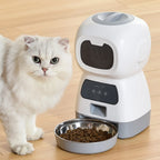 3.5L Automatic Dog Feeder Smart Food Dispenser Wifi Cats Dogs Timer Stainless Steel Bowl Auto Dog Cat Pet Feeder Pet Supplies