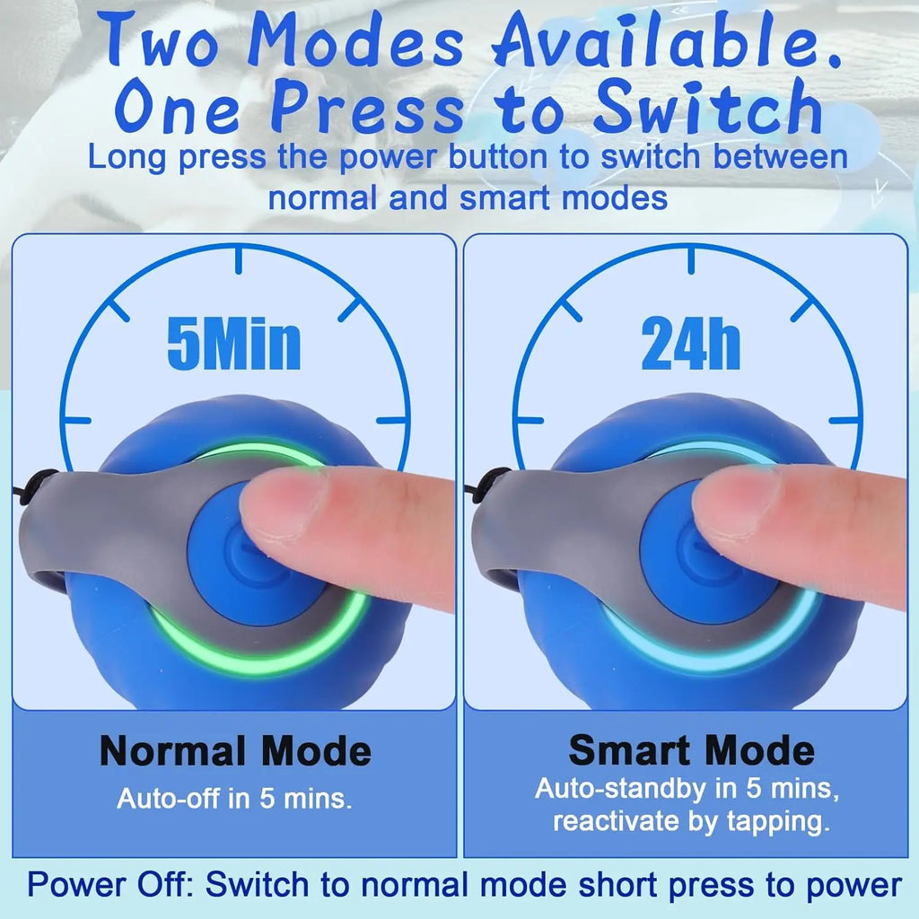 Automatic Interactive Cat Toy Ball for Indoor Cat Toys with 3 Tails 2 Speeds Rechargeable Rolling Ball for Cats with Bird Sound