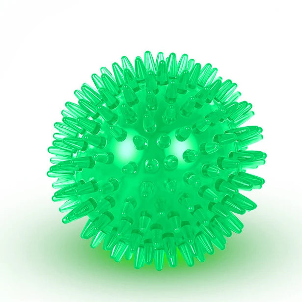Large Spiky Dog Balls Dog Chew Toys for Aggressive Chewers Teething Puppies and Clean Teeth Interactive Squeaky Toy for Training