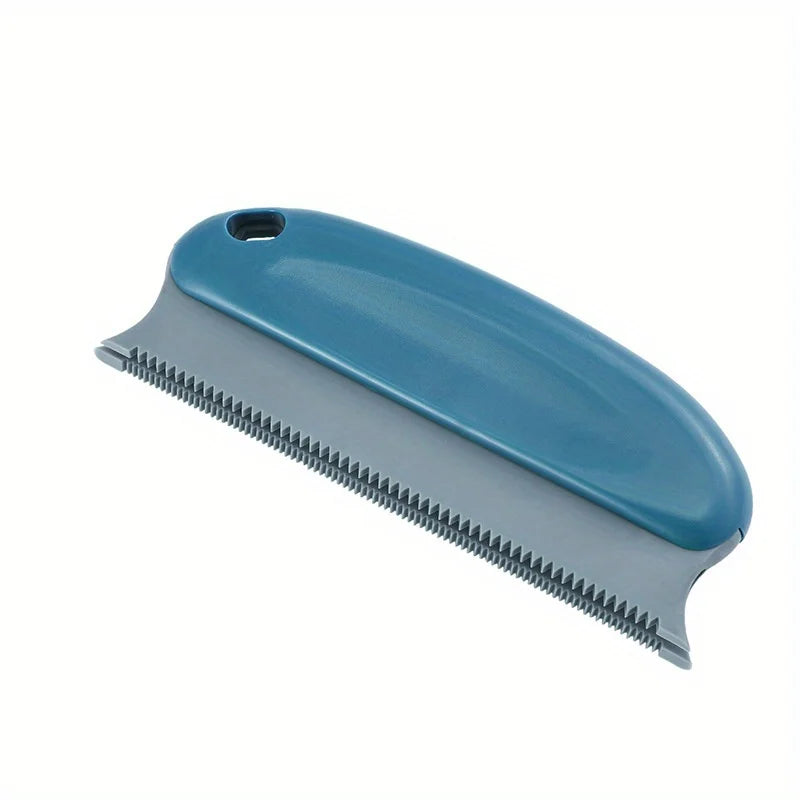 Effective Portable Plastic Pet Hair Remover Brush for Cats and Dogs Gently Shaves Wool and Cleans Fur for a Neat Home