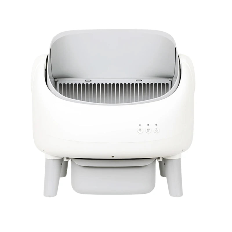 Open Design Automatic Cat Litter Box Cat Pan App Control Auto Clean Smart Litter Pan Pet Cat Supplies