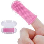Pet Finger Brush Soft Dog Toothbrush Teeth Cleaning Tools Bad Breath Care Non-toxic Silicone Dog Brush Teeth Set Dog Products