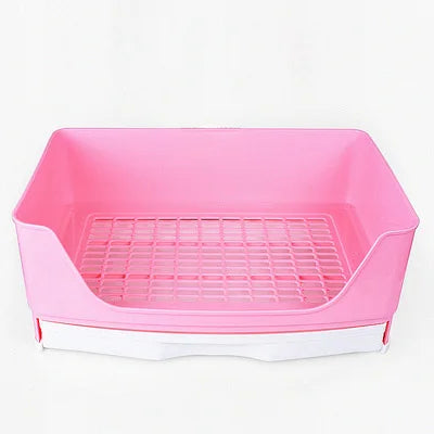 Large Eco-Friendly Rabbit Toilet Trainer Potty Corner Tray Litter Drawer for Adult Hamster Guinea Pig Galesaur Bunny Pet Pan