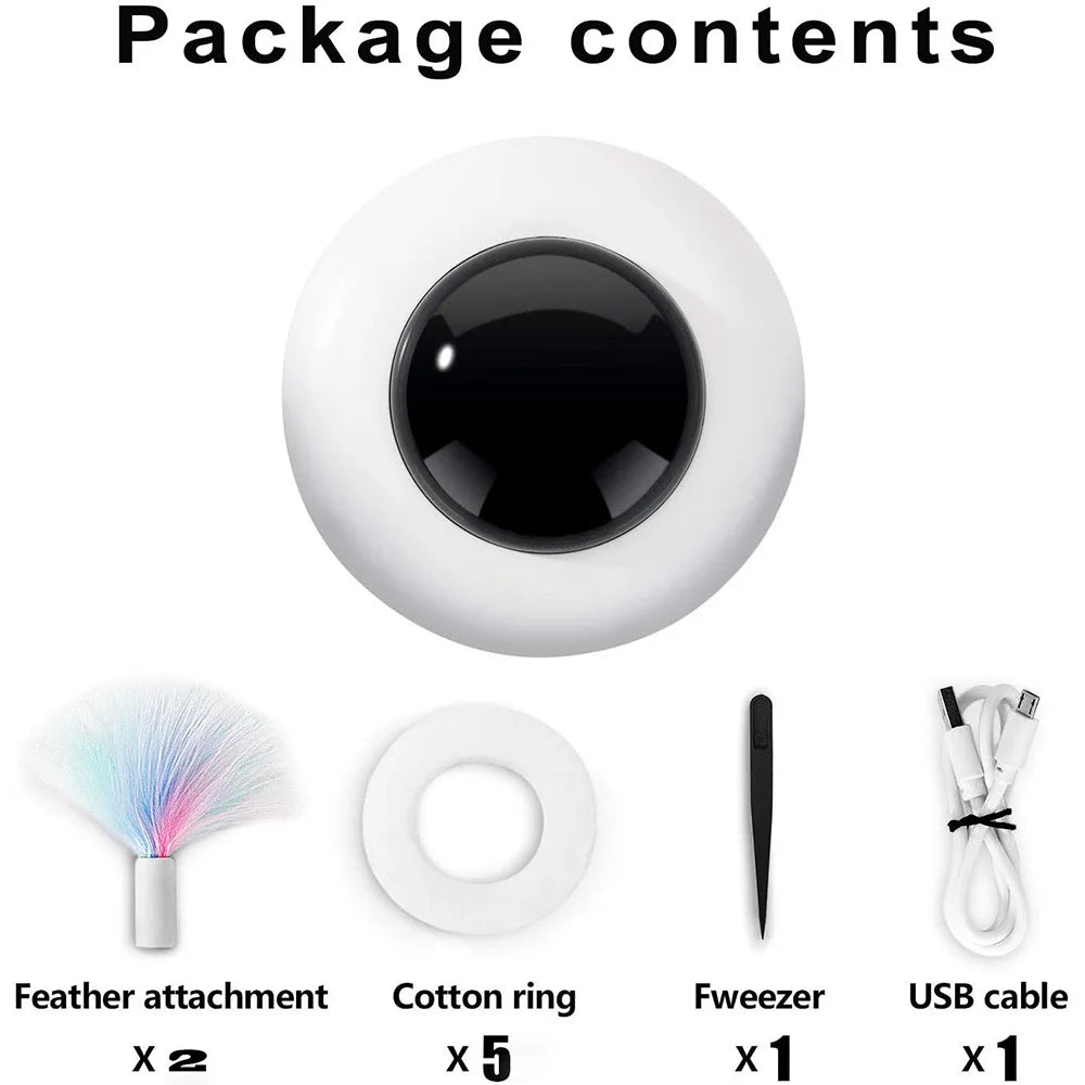 UFO Interactive Cat Toy Cat Upgraded Pop and Play Toy with Rotating Feather USB Charging Smart Mode Indoor Cats Relieve Boredom