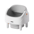 Custom Open-Top Automatic Cat Litter Box Self-cleaning Litter Box for Cats APP Control Odor-Free Waste Disposal with Trash Bags