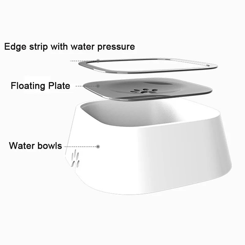 Pet Dog Floating Bowl Water Drinker Anti Spill Dog Bowl Designer Dog Water Bowl Not Sprinkler Pet Water Dispenser