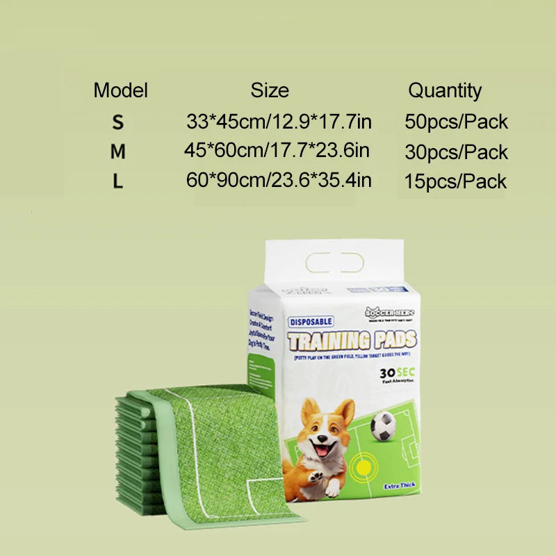 Dog Puppy Pee Pads Leak-proof Puppy Training Pads Disposable Dog Training Pee Mat for Small Medium Dogs
