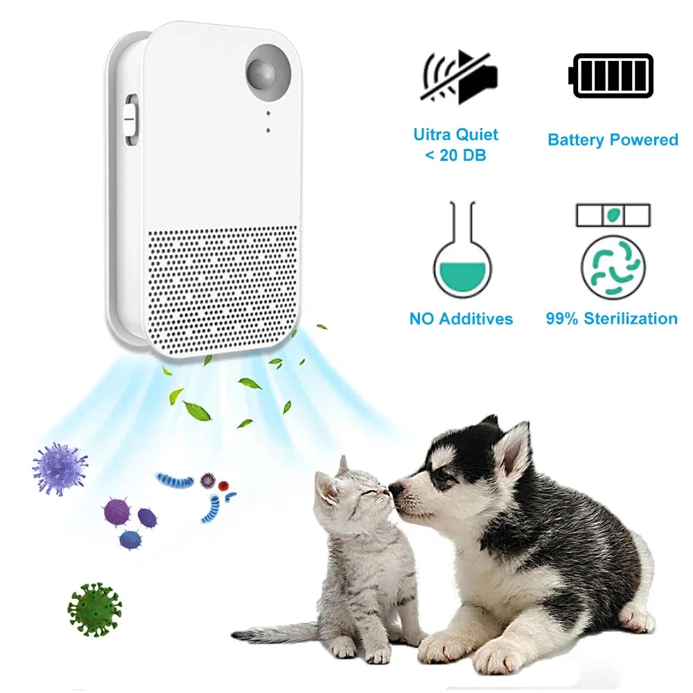 Smart Pet Deodorizer Cat Odor Purifier Air Purifier for Cat Litter Box Dog Toilet Home Air Cleaner Deodorization Pet Accessories