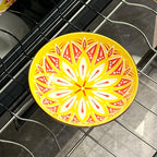 Ceramic Cat Bowls for Food Colorful Cute Cat Bowl Set of 6 Wide Shallow Whisker Friendly Microwave and Dishwasher Safe