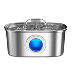 Best Seller OEM 3.2L Stainless Steel Cat Water Fountain Automatic Pet Water Dispenser with Charging Power Source