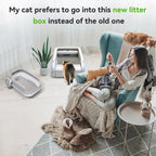 Open Design Automatic Cat Litter Cat Pan App Control Auto Clean Smart Litter Pan Pet Cat Supplies