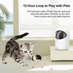 Automatic Laser Cat Toy Pet Interactive Cat Toy USB Rechargeable Indoor 3 Modes Dogs Laser Pointer Toys Cat Products