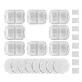 8 Sets Automatic Portable Dog Water Fountain Filter Replacement Filters Compatible for 7L/230oz Stainless Steel Pet Water Bowl