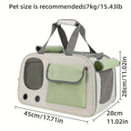 Portable Single Shoulder Space Capsule Pet Carrier Bag Ventilated Foldable Backpack for Small Cats Dogs Travel Cat Carrier Bag