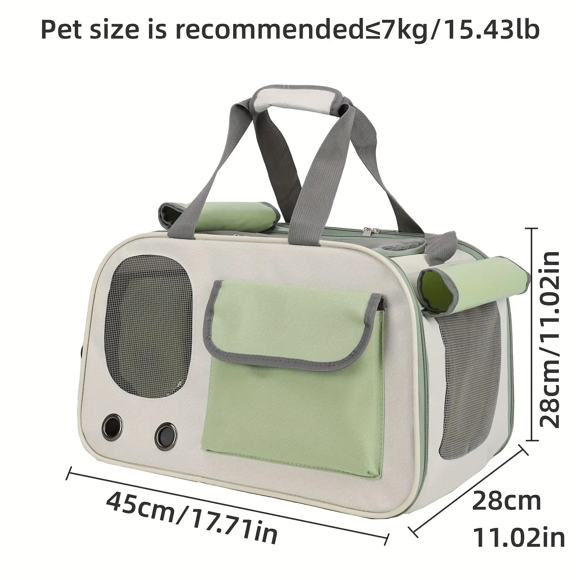 Portable Single Shoulder Space Capsule Pet Carrier Bag Ventilated Foldable Backpack for Small Cats Dogs Travel Cat Carrier Bag