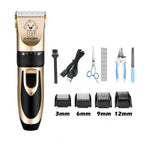 Pet Dog Hair Trimmer Electrical Cat Hair Cut Remover Cutter Grooming Tool Rechargeable Low-noise Pets Animal Haircut Machine