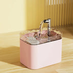 1.5L Modern Solid Plastic Automatic Cat Water Fountain with Continuous Flow Self-Filling Smart Pet Water Dispenser
