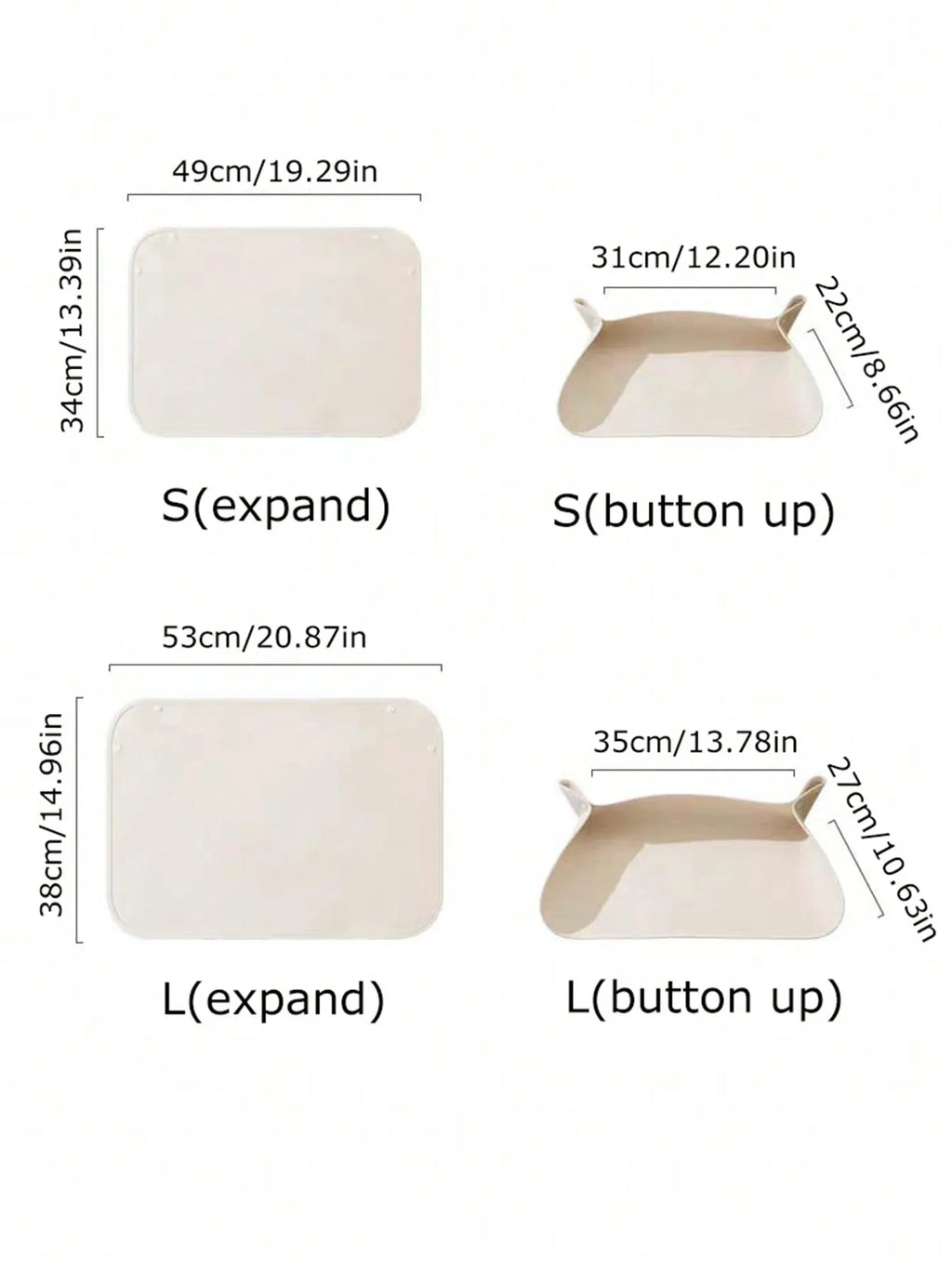 Dog Cat Food Bowl Mat With Half Wrapped Knitted Felt Waterproof Anti-Oil and Easy to Clean Cat Water Fountain Mat