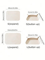 Dog Cat Food Bowl Mat With Half Wrapped Knitted Felt Waterproof Anti-Oil and Easy to Clean Cat Water Fountain Mat