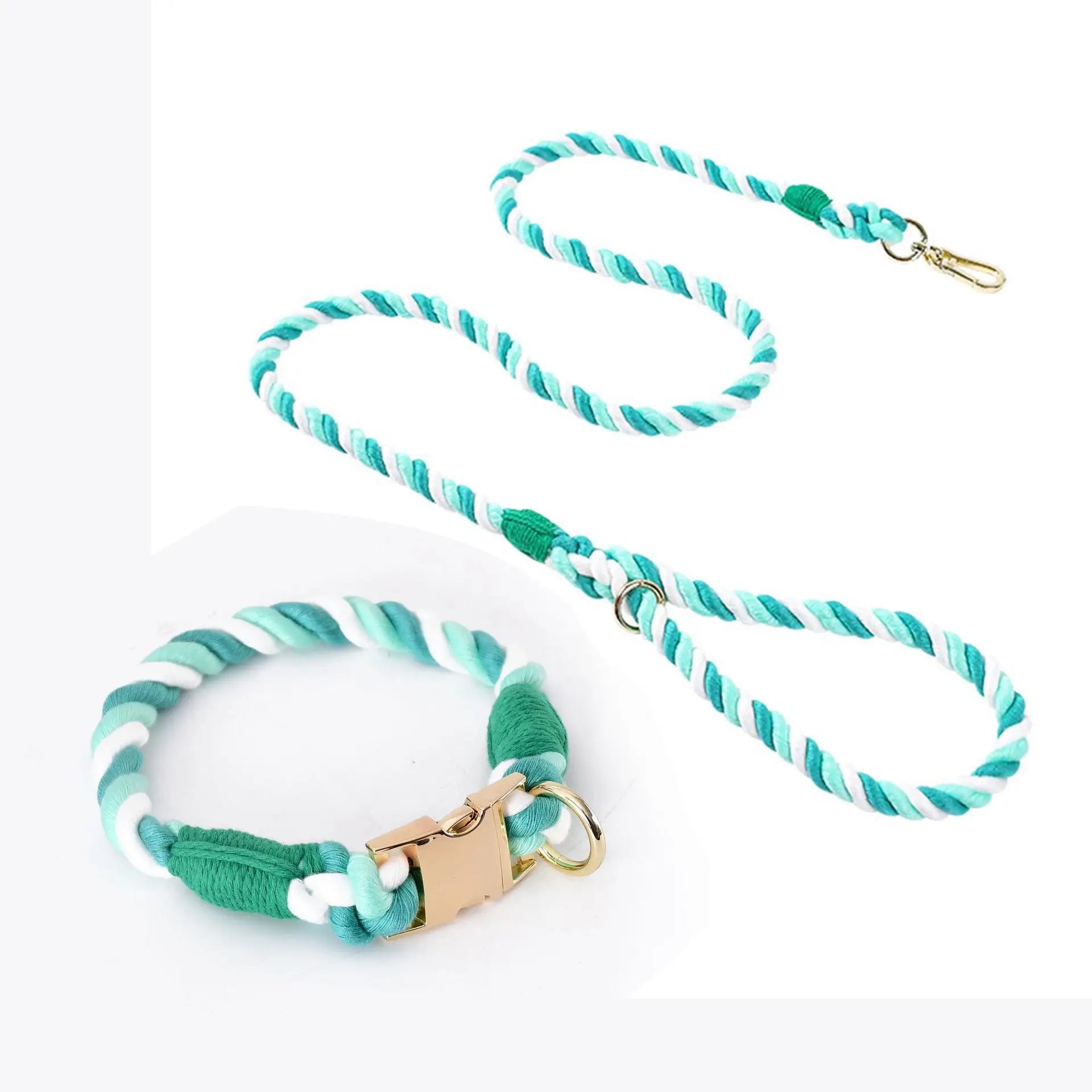 Large Medium Small Dog Products Personalized Pet Bow Tie Color Gradient Collar Metal Buckle Alloy D-Hook Polyester Cotton