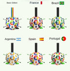 Interactive Dog Toys Dog Soccer Ball to Keep Them Busy Durable Dog Balls with Straps for Small/Medium/Large Dogs Ball