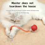Wholesale Indoor Cat Interactive Ball Toy With Elastic Net Tail Automatic Moving Ball Toy Activation Electric Cat Toy