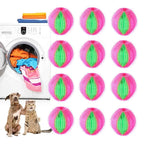 12 PCS Pet Hair Remover for Laundry Reusable Pet Hair Trap for Dog and Cat Hair Effectively Suitable for Washing Machines
