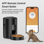 Automatic Dog Feeder 2L WiFi APP Remote Control Smart Cat Food Dispenser Auto Cat Feeder for Pet Feeding Cat Supplies