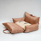 Luxury Dog Beds Waterproof Dog Car Seat Bed Soft Cat Beds Travel in Confortable Pet Carrier Bag Pet Car Seat Custom LOGO Color