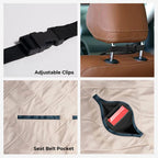 Waterproof Dog Car Seat Cover Pet Travel Pet Carrier Car Dog Seat Mat Protector With Middle Seat Outdoor Pet Products