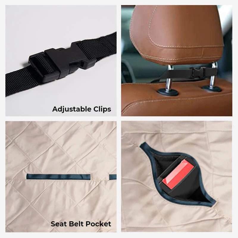 Waterproof Dog Car Seat Cover Pet Travel Pet Carrier Car Dog Seat Mat Protector With Middle Seat Outdoor Pet Products