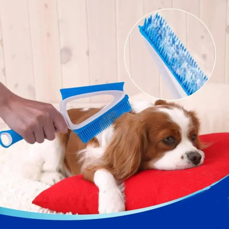 Squeegee Water Sweeper Broom Floor Plastic Pet Hair Remover Indoor Mini Broom Dustpan Home Dog Cleaning Tools