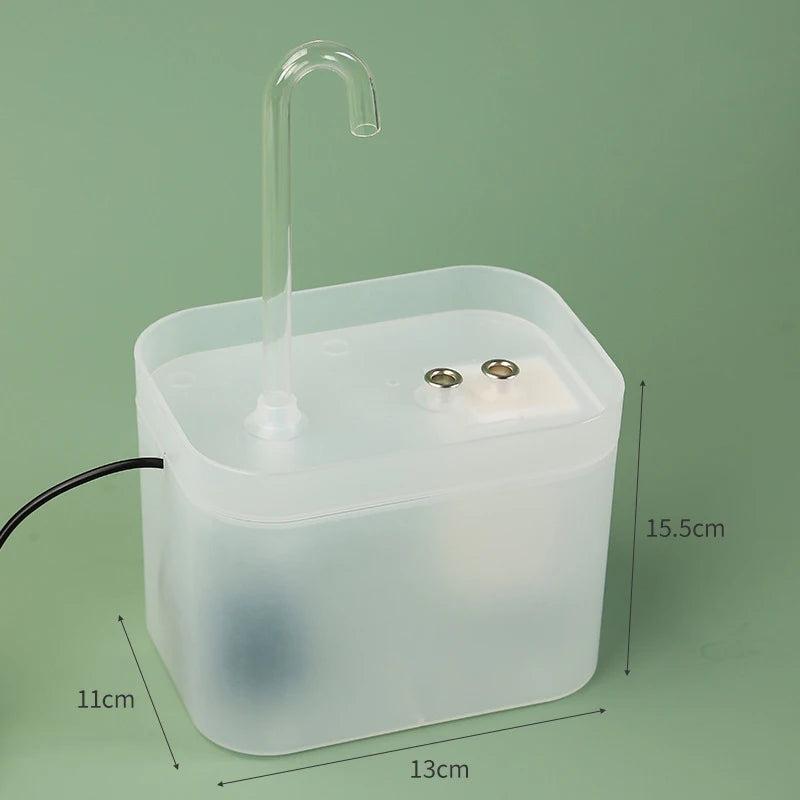 1.5L Automatic Cat Water Fountain USB Charger Pet Cat Drinker Bowl Recirculate Filtring Drinker for Cats Pet Water Dispenser