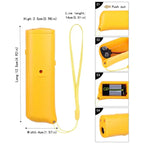 Ultrasonic Dog Repeller and Trainer Device with LED Light 3 in 1 Anti Barking Stop Bark Handheld Dog Training Device No Battery