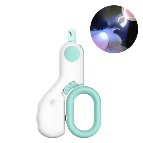 LED Cat Dog Nail Clipper Cutter Professional Pet Claw Trimmer Safety Lock Dog Cleaning Puppy Kitten Animals Care Grooming Tools