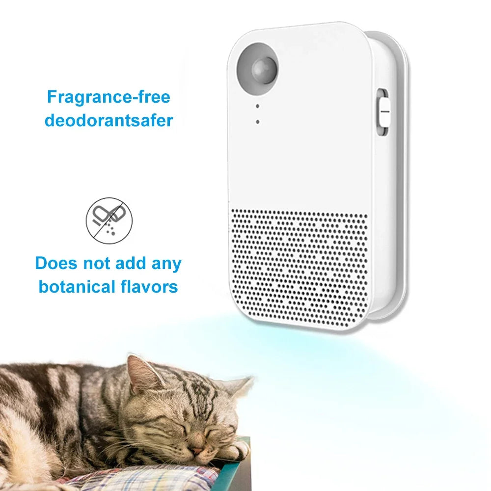 Smart Pet Deodorizer Cat Odor Purifier Air Purifier for Cat Litter Box Dog Toilet Home Air Cleaner Deodorization Pet Accessories