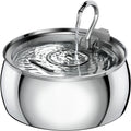 Ultra-Quiet 4.0L/1.1Gal Stainless Steel Cat Water Fountain with Automatic Indoor Pet Water Dispenser and Pump