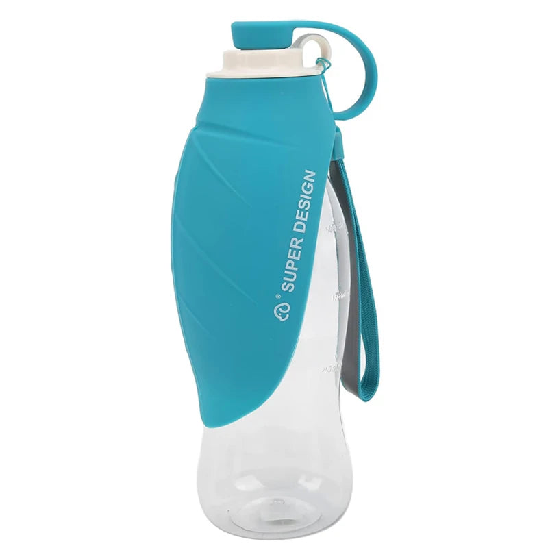 Silicone Portable Dog Travel Bottle Pet Water Dispenser Dog Water Cup Pet Leaf Bottle for Pets on Walks Hike Journeys Car Rides