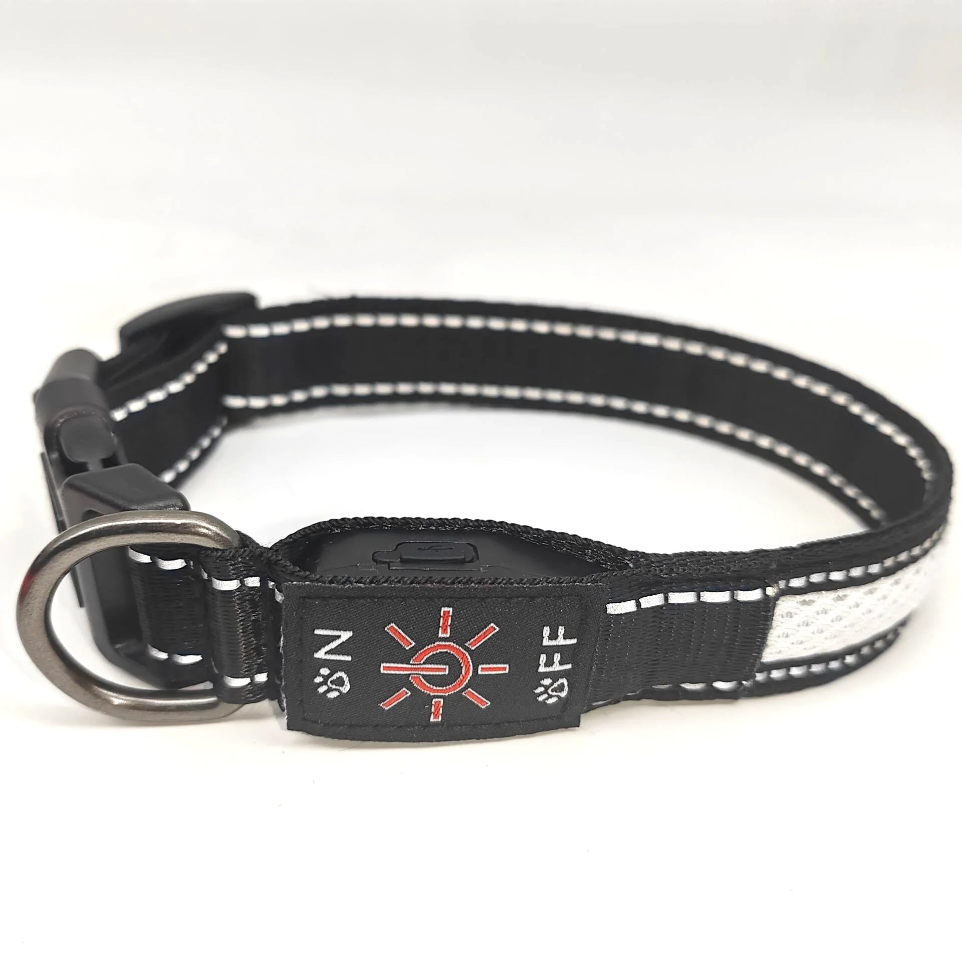 Waterproof LED Dog Collar Rechargeable Dog Light up Collar Keep Pet Safe at Night Walks Adjustable for Small Medium Large Dogs