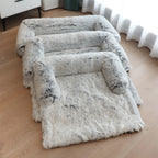 Detachable Pet Sofa Protector Washable Large Dog Bed Calming Bed for Large Dogs Pad Blanket Winter Warm Cat Bed Mat Couches