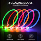 Electronic Pet LED Dog Collar Led Dog Glow in Dark Adjustable Luminous Pet Collars Night Safety Dog LED Collar Pet Supplies